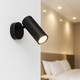 Wall Spotlight GU10 35W 130mm Black Wall Spotlight GU10 35W 130mm Black